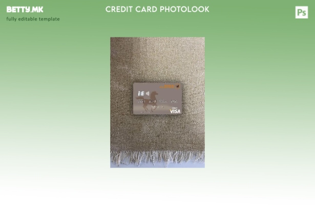 модерен стил Mali Banque Atlantique виза дебитна картичка photolook преден шабло